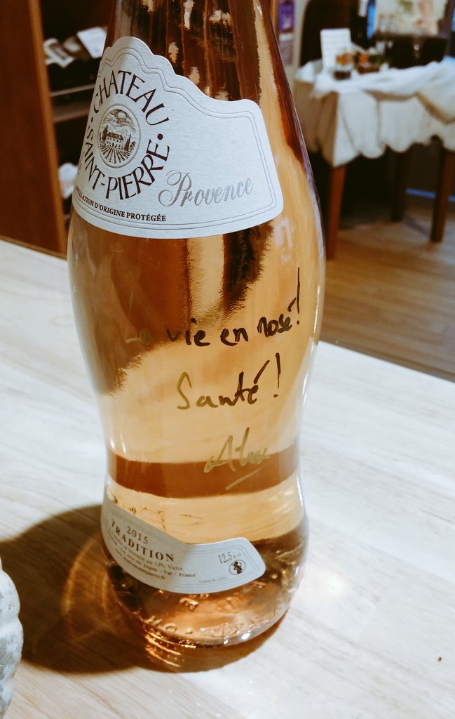We only have one bottle of Chateau St. Pierre signed by the producer left. Get in and snatch it up! #wine #Exclusive