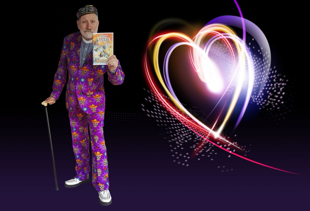 All dressed up for Eurovision but first Bob wants to tell you about #theantipope robertrankinstore.com/products/the-a…