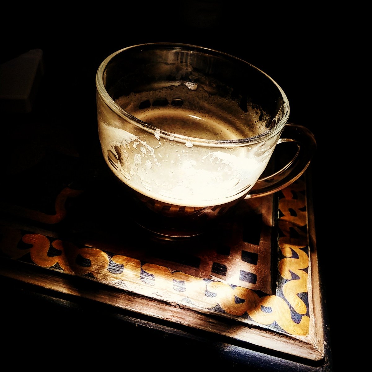 Ending weekend with a great espresso....pleasure...