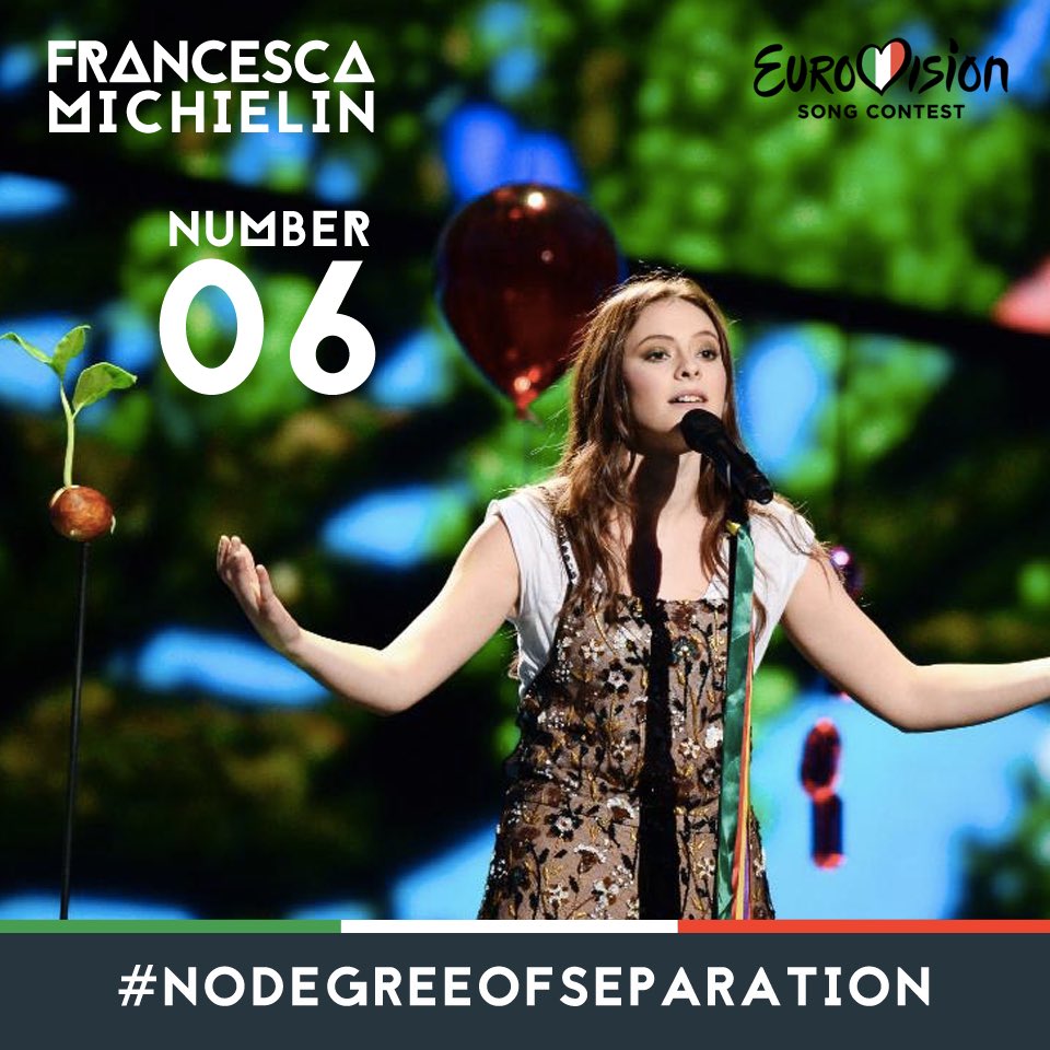 francescacheeks's tweet photo. Europe start voting now!
Vote for Italy: Number 06! 🌳
#NoDegreeOfSeparation #Eurovision 
🔸 https://t.co/6NpskfeniI🔸 https://t.co/ZfKx7X4Via