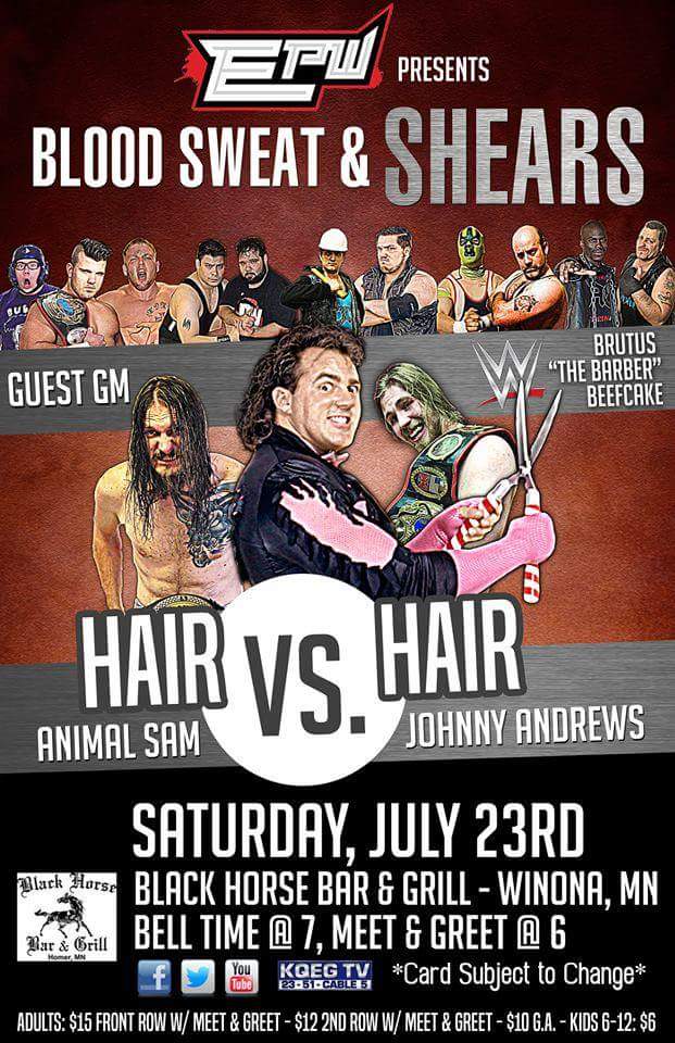 ButchieDavis's tweet image. July 23rd 2016 @WRESTLING_EPW  Winona Minn.