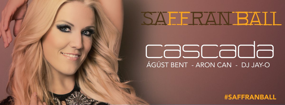 RT og þú gætir unnið miða á #SAFFRANBALL 19.mars! 

CASCADA
BENT
ARON CAN
DJ JAY-O

#12stig