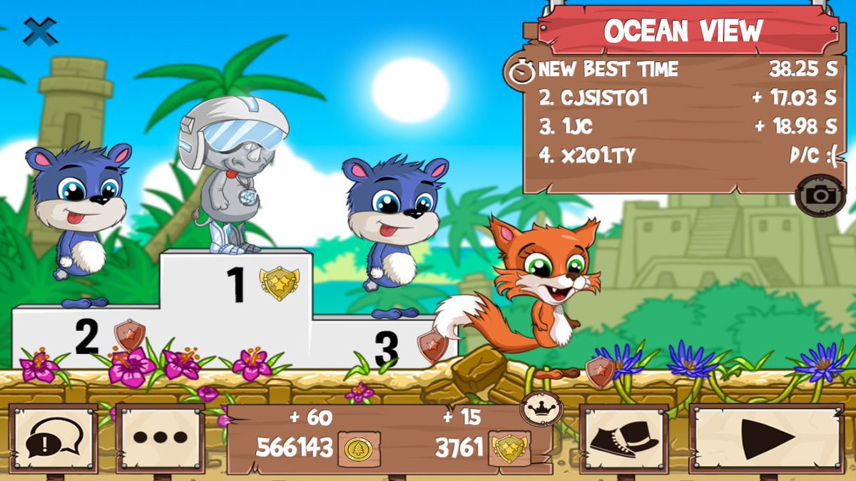 xXFR34K0U7Xx's tweet photo. Want to catch an L? #funrun2 #Cjsisto1 #1jc #Ty o.o damn new personal record 😄 https://t.co/NqP3ZKv3NF