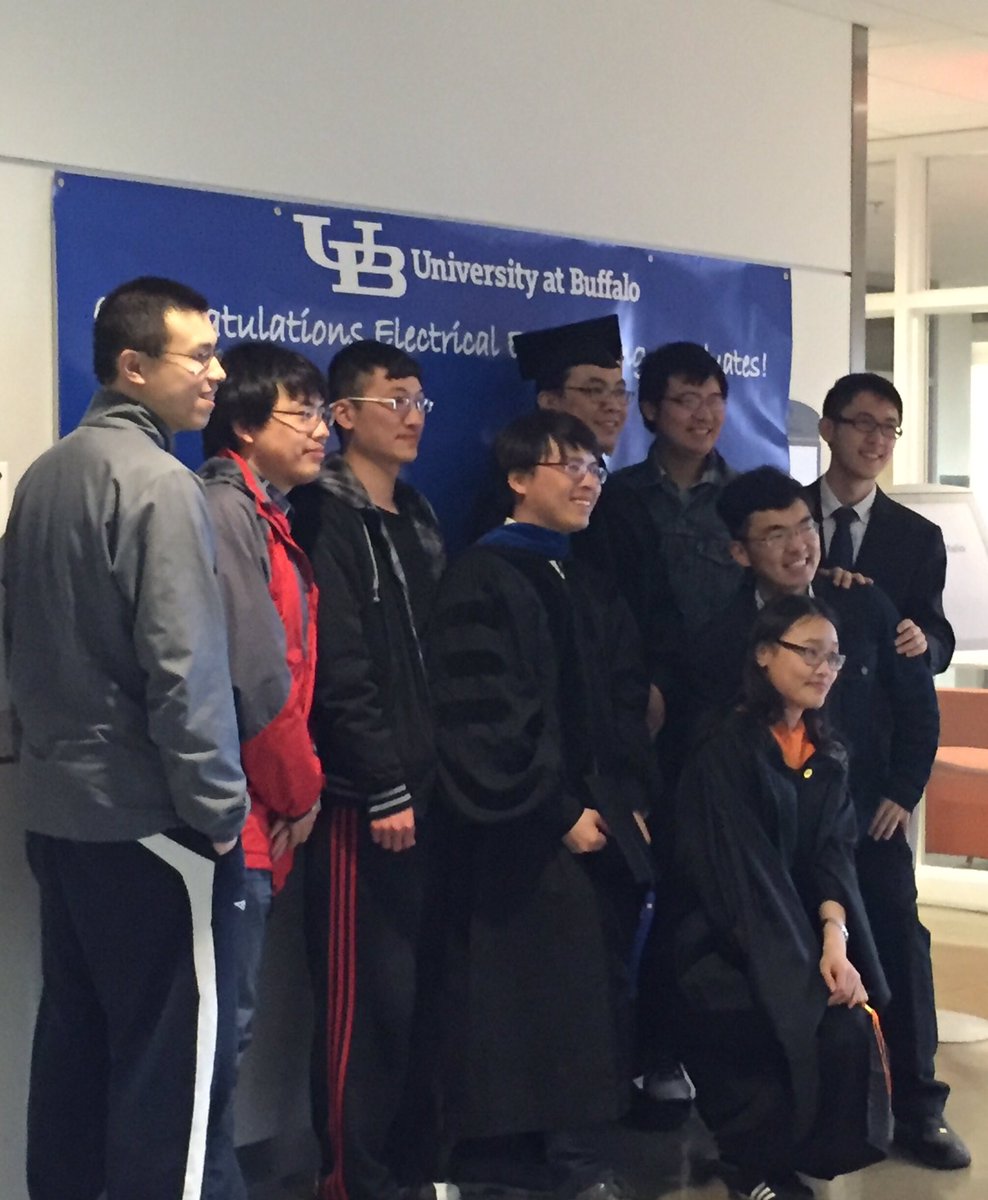 UBMaryBusch's tweet photo. Congrats to our EE graduates! #Classof2016 #UBuffalo https://t.co/ttsXP21FGl