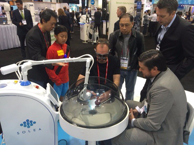 solea's tweet photo. A look at what's going on at Booth 670! Come check out Solea 3.0 #cdaANA #CDA2015 https://t.co/jLRqfbH3AJ