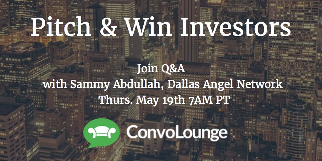 ConvoLoungeApp's tweet image. Ask questions to our guest expert &amp;amp; angel investor: ow.ly/R21n300cnH2 #startup #funding #VC #investor #AMA