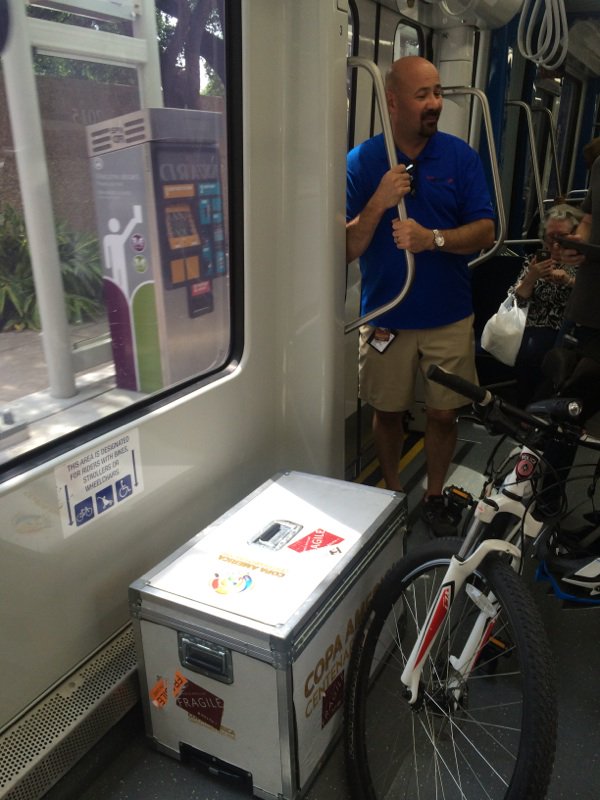 Copa2016Houston's tweet photo. What is easiest way to get to the @CA2016 -@METROHouston #CopaTrophyTour https://t.co/5O3tX0jThb