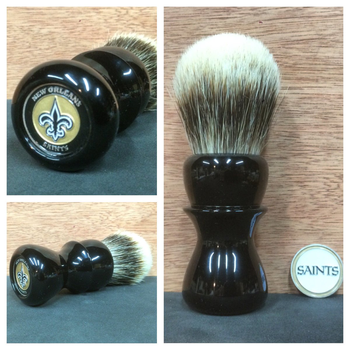leofrilot's tweet photo. #whodat #nation #WhoDatNation #saints #NewOrleans #soap #brush #soapbrush #fathersday #wetshave #razor #nfl #gift https://t.co/hufQt9OgDv