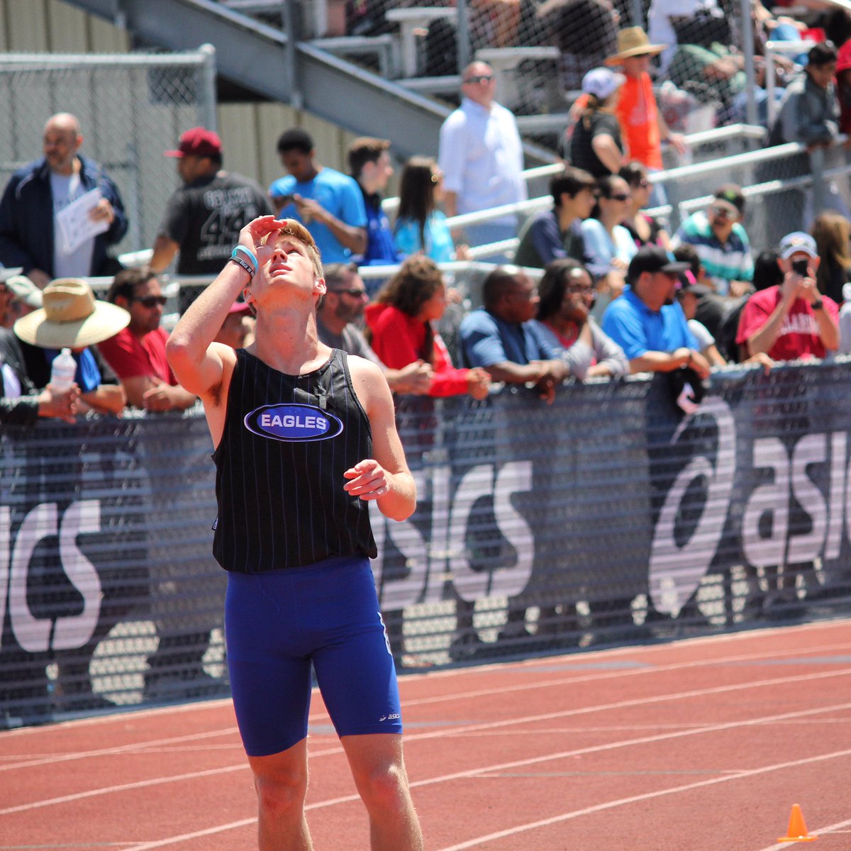 SMCHSTrack's tweet photo. Great day for the Eagles, setting the stage for next week #RunForJoe #JumpForJoe #WinForJoe @PrepCalTrack @ocvarsity https://t.co/Tkm7jxAxlx