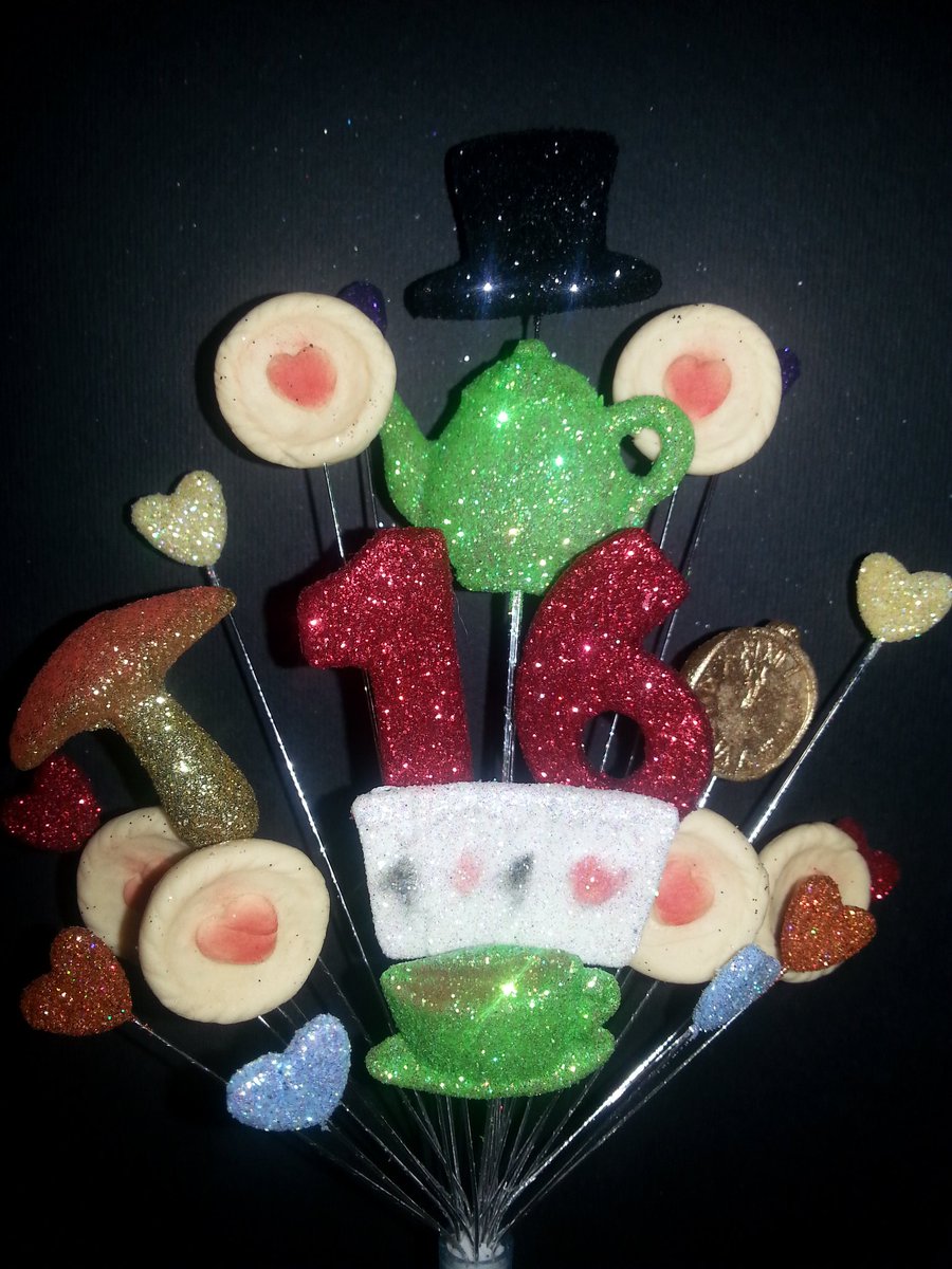 Alice In Wonderland themed birthday cake topper thecaketoppershop.net #aliceinwonderland #alisparkle