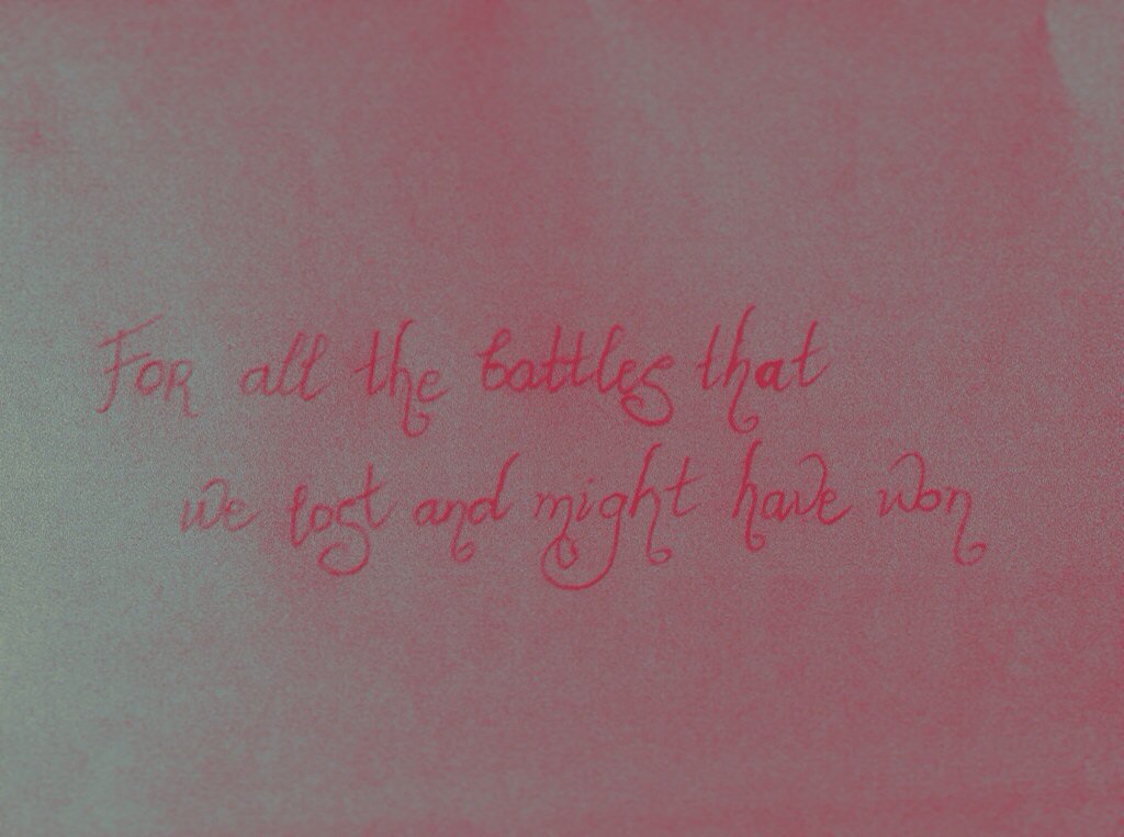 ASoloCello's tweet photo. I never stopped believing in the words we sung. #ThisTime #Glee #seriesfinale #typefacing https://t.co/bfYvKfF7Gv