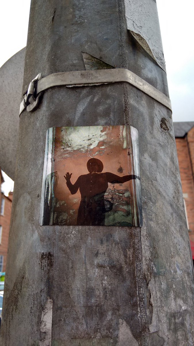 Belfast_Beyond's tweet image. #BigTex #stickerbombs on Botanic Ave #Belfast #NorthernIreland @StateFairOfTX  @texasgov #sticker #graffiti