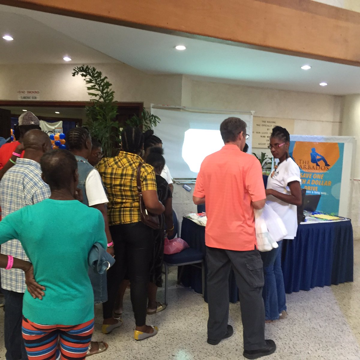 ksaffrey's tweet photo. #bmex #bvhs #bmex2016 #barbados BMEX 2016, check out the support we have been having at BMEX https://t.co/Wbt1b8KQsM