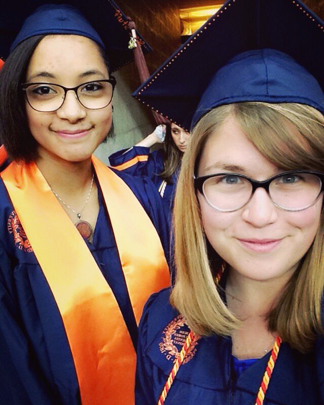MegStahl's tweet image. Always stay gracious, best revenge is your paper. #graduBAEtion #samestuff 🍊🎓👯