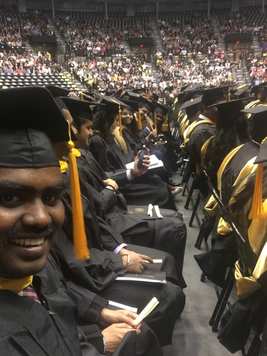 vinay_guda's tweet photo. Congratulations Kiran! #shockergrad https://t.co/mXMwZzo2eB