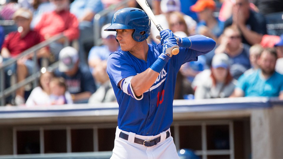 #Dodgers #5 prospect Cody Bellinger hits a game-winning grand slam for <a href="/TulsaDrillers/">Tulsa Drillers</a>. atmilb.com/1WxoqQL