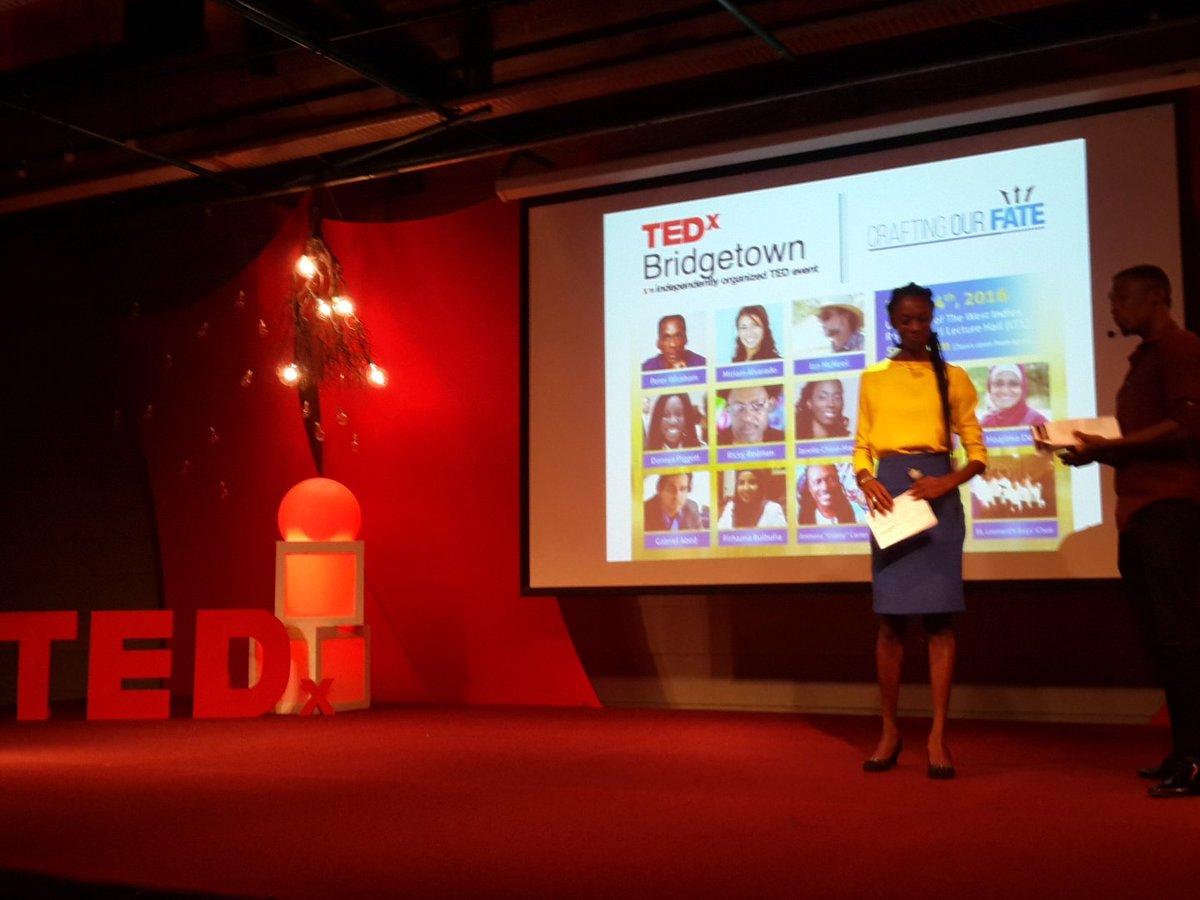 SagicorGroup's tweet photo. Chase-Mayers gives an insightful talk about crafting your emotional intelligence #TEDxBim #sagicorsupports https://t.co/ZstQzi3osq