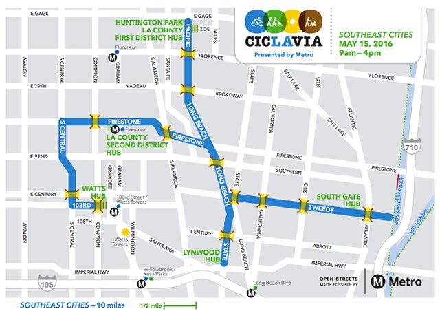 LAist's tweet image. There's A CicLAvia On Sunday, And You Should Go laist.com/2016/05/14/the…