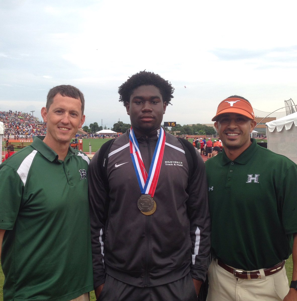 Gabriel scores 14 points at state meet! Silver in discus and bronze in shot put! We are so proud of you! #gocanes