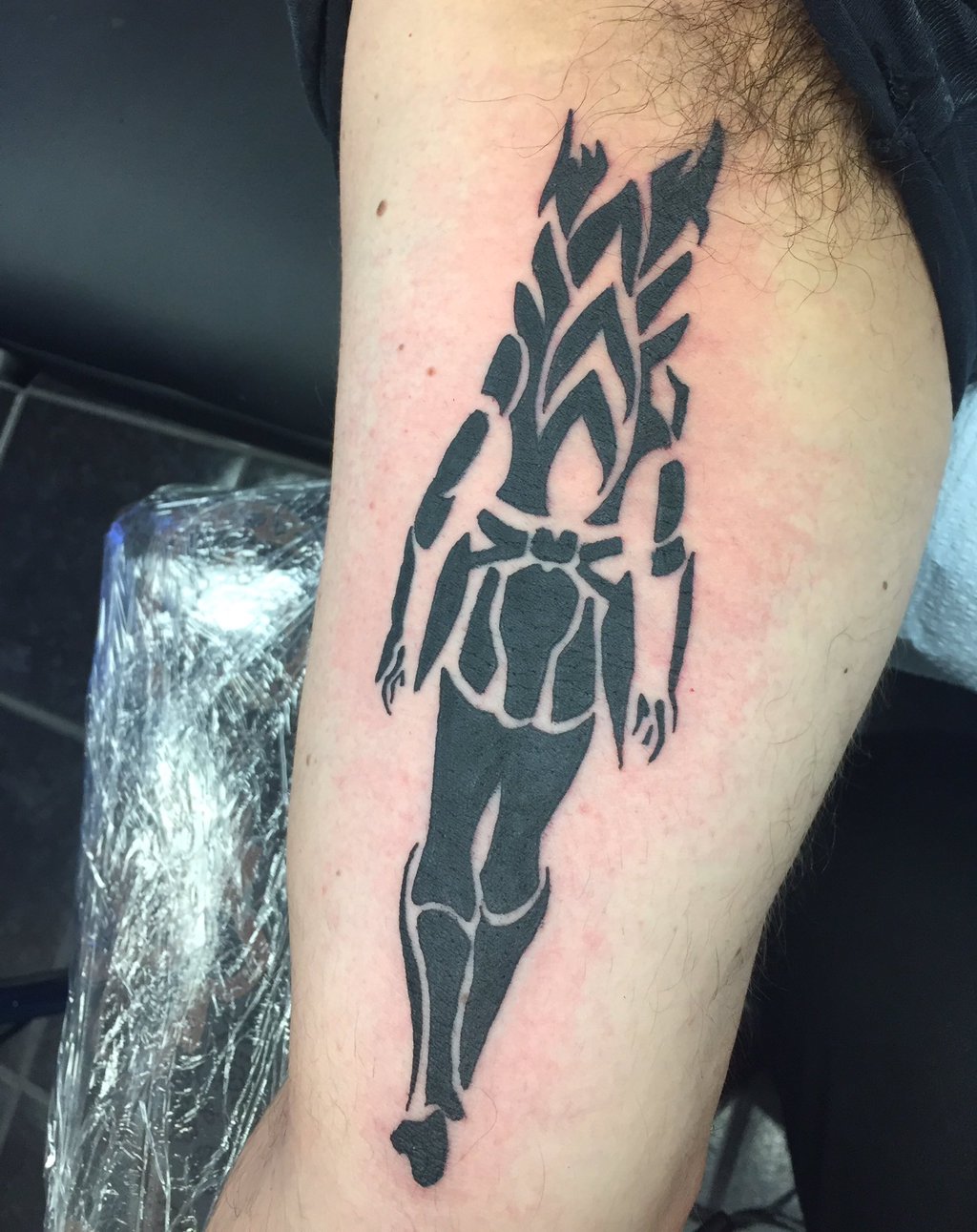 My Ahsoka tattoo by Louie at Traditional Tattoo in San Luis Obispo CA   rStarWars