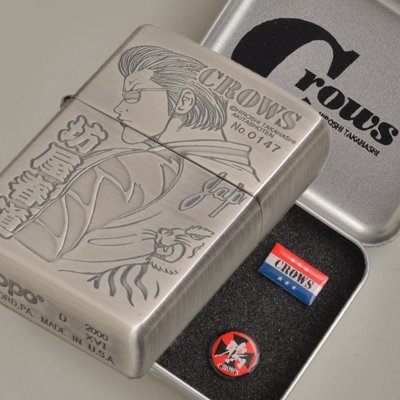 zippo クローズ 坊屋春道 限定品 CROWS 年代物 2000年製 アニメ
