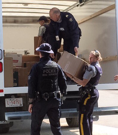 RCMPAlberta's tweet image. #ThankYou @TorontoPolice! Your generous donations are appreciated!