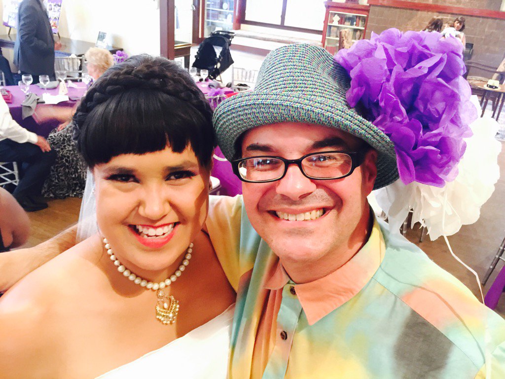 RobertBuscemi's tweet photo. Here comes the bride! #KevMo https://t.co/wzx3selWeY