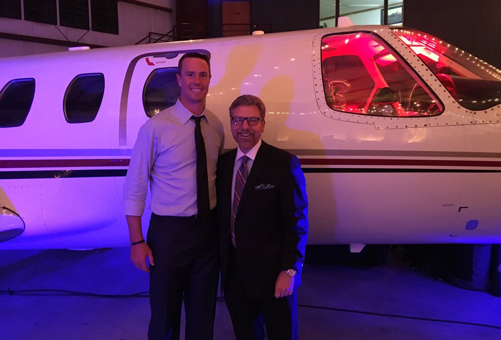 Hangin w #falcons QB Matt Ryan at fund raiser, Believe and Achieve Foundation w his fam. Our nice ride! <a href="/FOX29philly/">FOX 29</a>