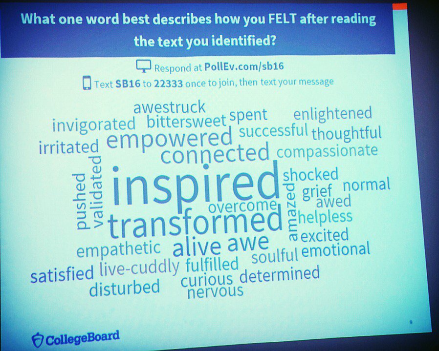 The impact of reading ... #SpringBoardTtT