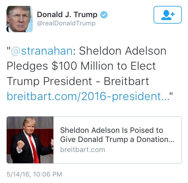 LPDonovan's tweet photo. Praytell where Uncle Shelly might deposit said $100M outside of said disavowed Super PAC scams... https://t.co/nra6L55eWL