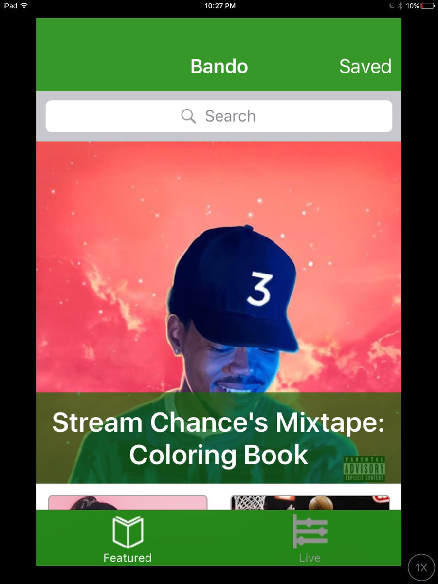 theBandoApp's tweet photo. Favorite song from #ColoringBook #Chance3?? https://t.co/NDU4nJnogt