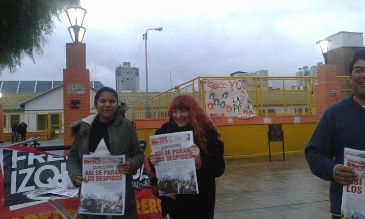 Carolasarubbi's tweet photo. Recién llegamos... porque la militamos toda! #Comodorazo el camino es lucharla en la calle! https://t.co/aTDWjCa5pH
