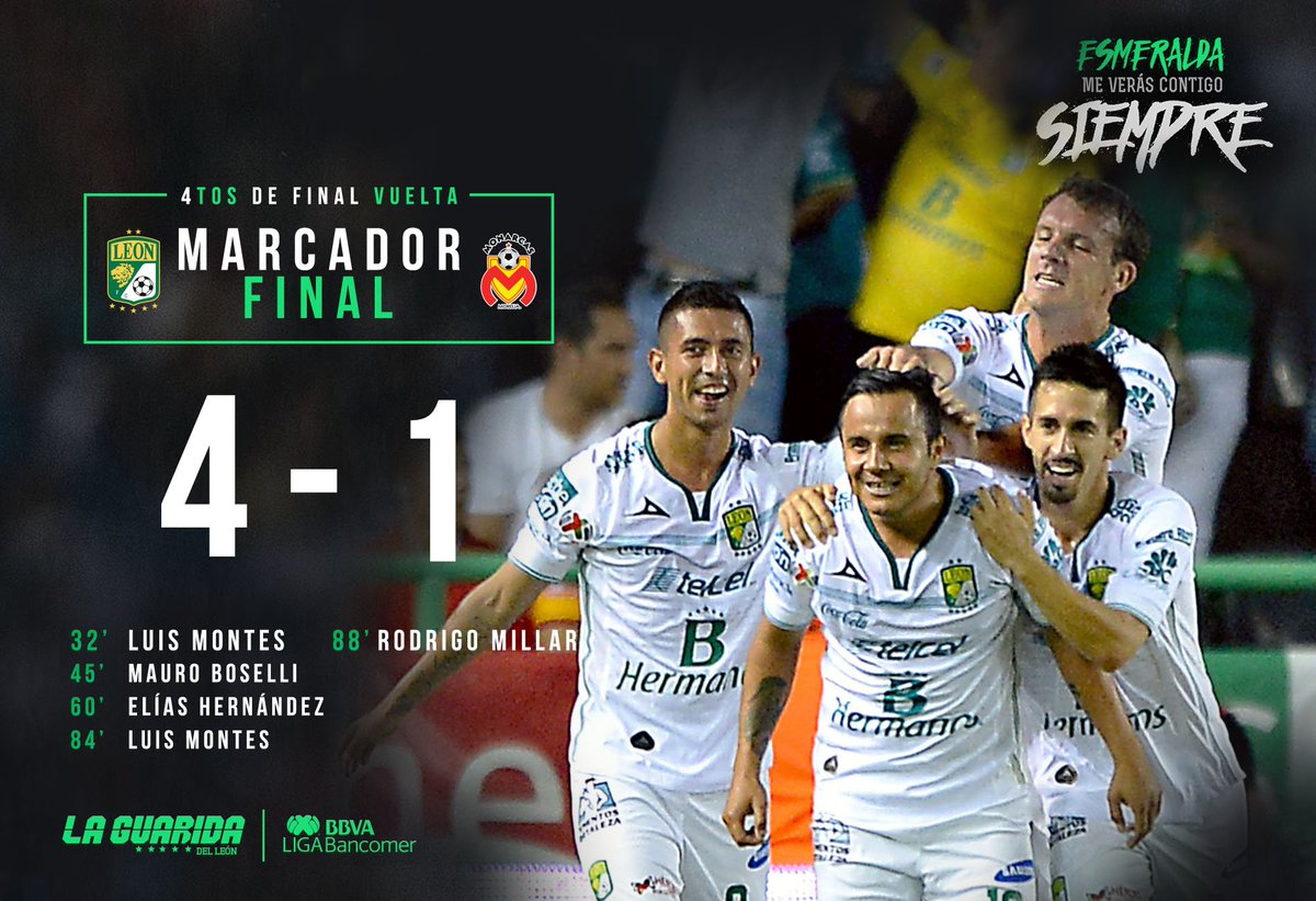 clubleonfc's tweet photo. #LEOvsMOR |  #4tosFinal 
@GuaridaDel_Leon te presenta el marcador final del partido. 
#ContigoSiempre https://t.co/LBrMUKwLzQ