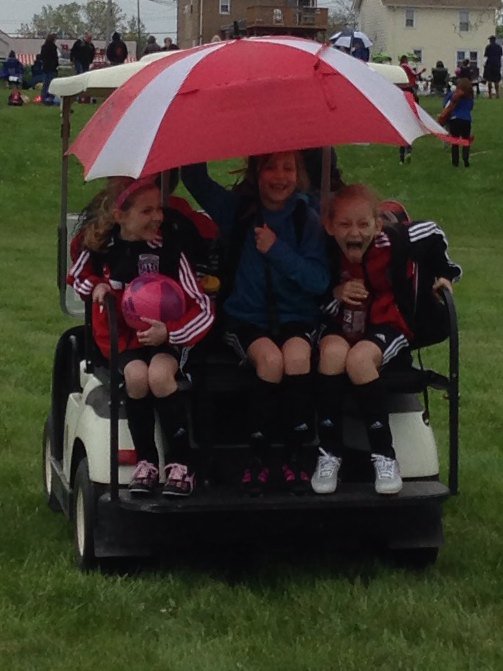michelleny's tweet image. 3 goal comeback-final minutes. pre-game ride to the field saved extra energy for that finish!! #penfieldstrikers