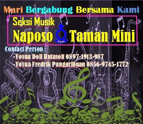 Join Us :
- Gitar
- Bass
- Cajon
- Keyboard
- Saxophone
- Biola
- Alat Musik Tradisional Batak Toba