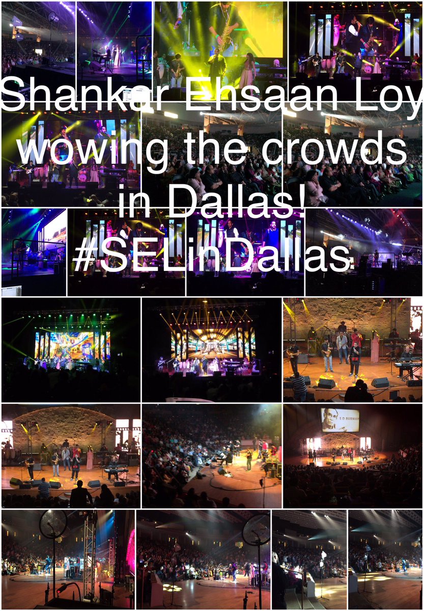 SELPR7's tweet photo. The Shankar Ehsaan Loy USA 2016 #SELout tour! @ShankarEhsanLoy @Shankar_Live @EhsaanNoorani @loy_mendonsa https://t.co/u0sFp05Ldn