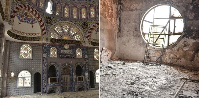 Cami ve Okulları Tahrip Ettiler habermono.com/haber/cami-ve-…