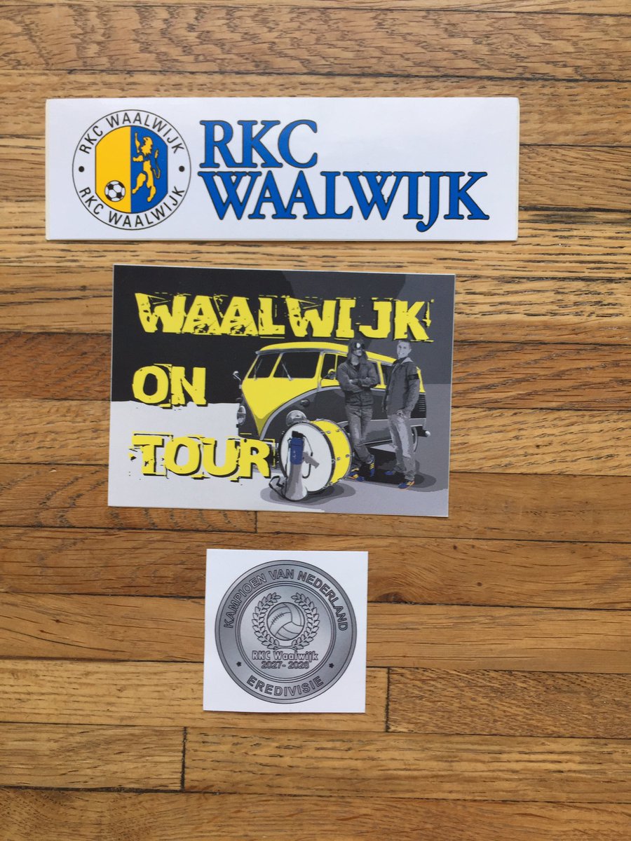 StickerCulture's tweet image. New stickers! RKC Waalwijk #Stickerculture #Footballculture