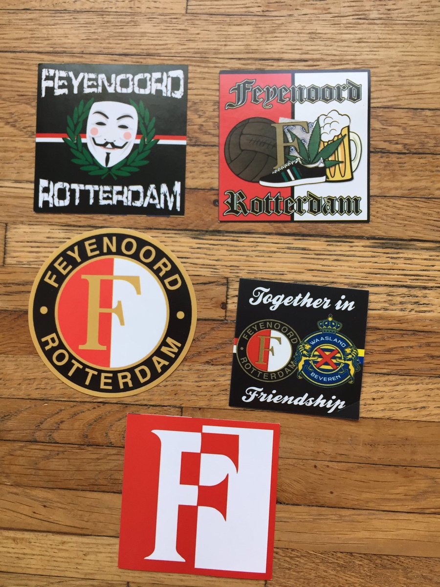StickerCulture's tweet image. New stickers! Feyenoord #Stickerculture #Footballculture