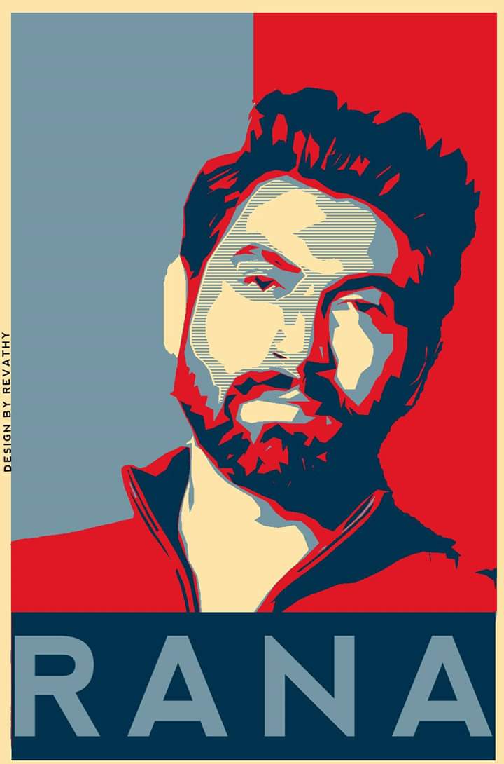 RevathyGanesan's tweet photo. New Poster Design !! #inspiredone @RanaDaggubati ☺. https://t.co/H2WY6IF1Ci