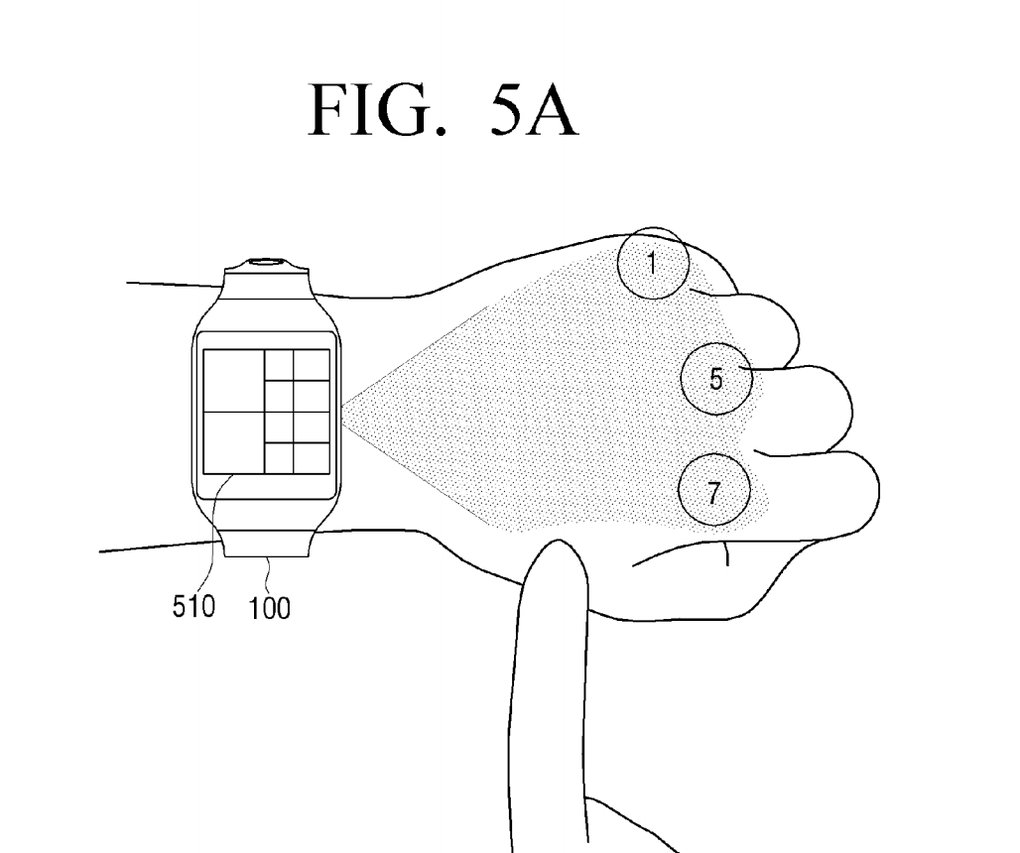 bitcoigner's tweet image. Samsung Patent Turns #SmartWatch Into a Projector and Your Hand Into a Screen 10ng.co/BeamUI #Wearables