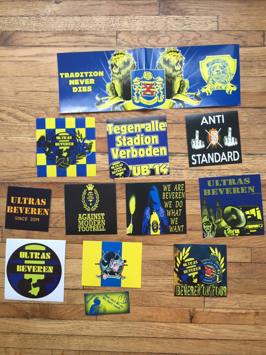 StickerCulture's tweet image. Waasland Beveren #Stickerculture #Footballculture