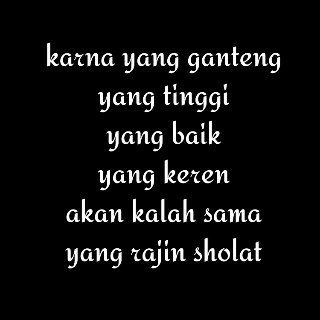 alfinfernando64's tweet photo. Percuma ganteng kalo ga pernah sholat, lebih baik jelek tapi solatnya rajin https://t.co/wQ6Icj7VzY