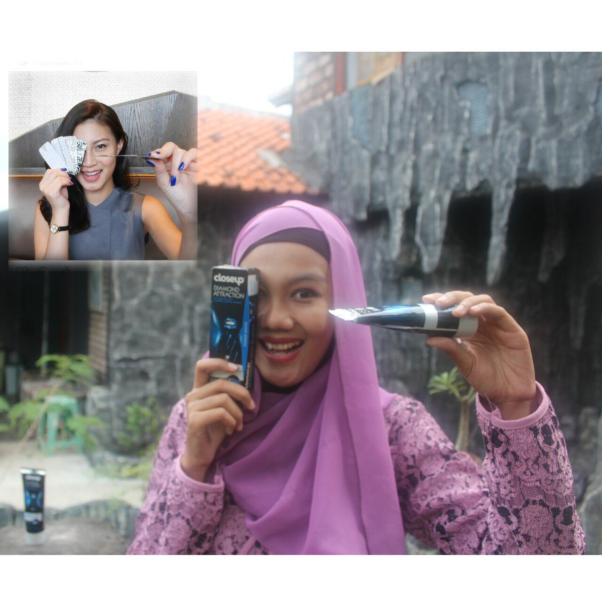 rini91_mg's tweet photo. Cheerfull of my #DiamondSmile was inspired by @PatriciaGouw #AsNTM4 @CloseupID @Indomaret 2.0.22.35145/YANTO/SU/01 https://t.co/l2WeQZG2Sl