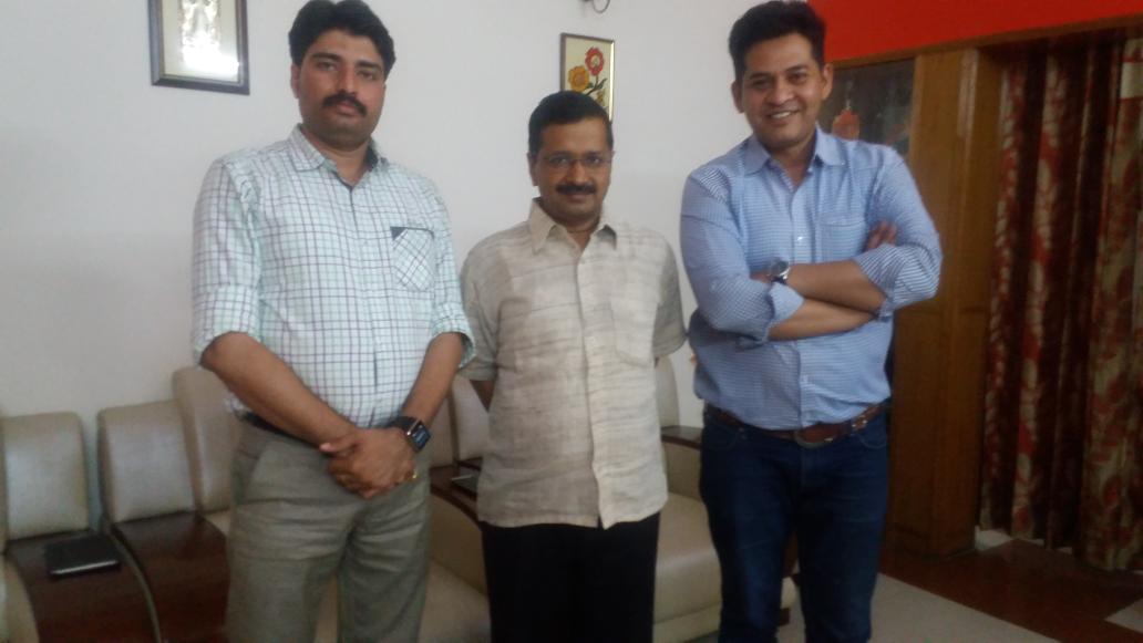 Had an excellent meeting with CM delhi <a href="/ArvindKejriwal/">Arvind Kejriwal</a> at his residence.