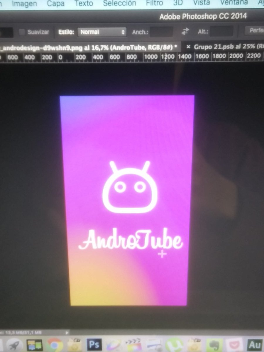 Diseñando wallpaper con el estilo nuevo de instagram. Que les parece?