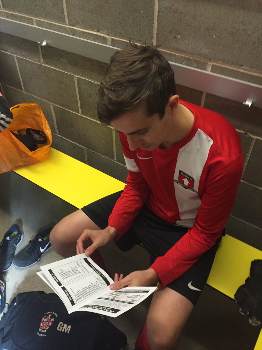 TopRedFC's tweet photo. Checking out the match day programme. https://t.co/UnI4Rn7cTD
