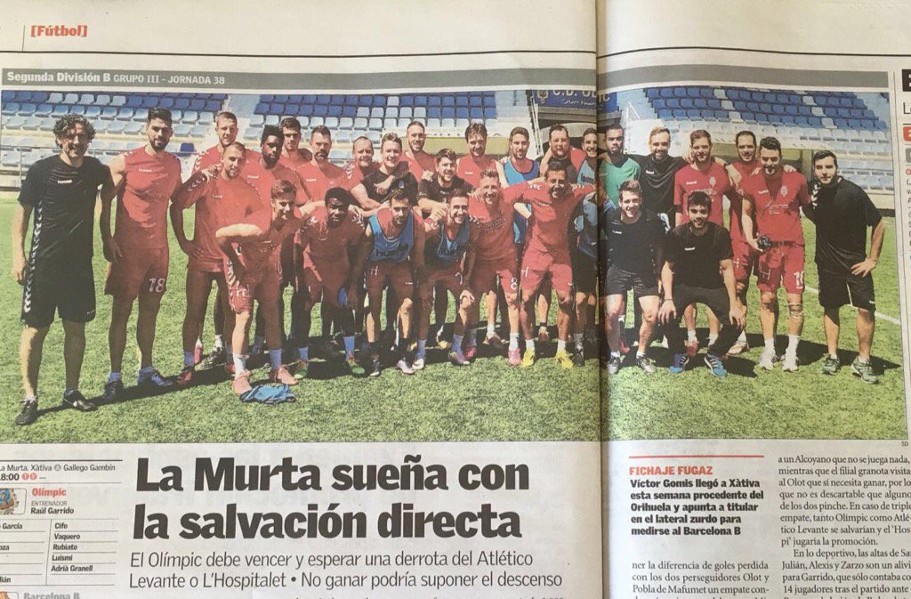 raulgarrido88's tweet photo. LO HAREMOS...
@CD_Olimpic @Capachivas @penya_socarrats https://t.co/bJp99UCzhs