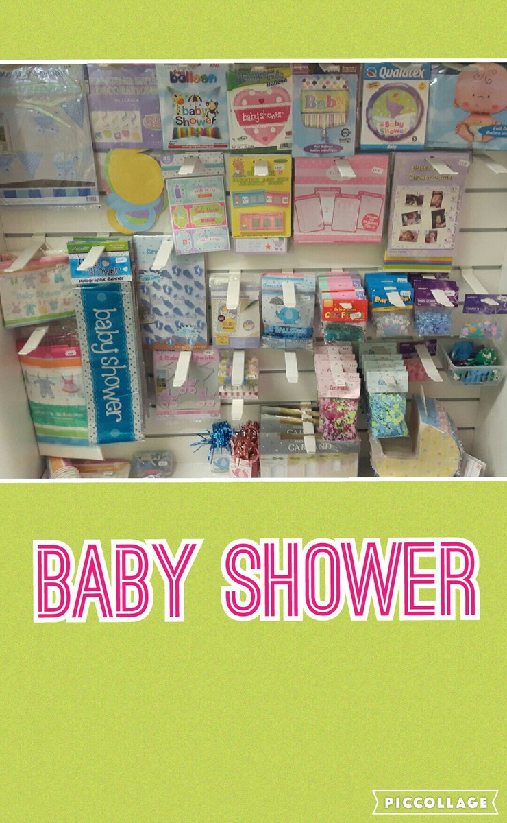 dresstoparty's tweet photo. Pop instore and take a look at our range of baby shower accessories and decorations #dresstoparty #party #babyshower https://t.co/VBrVAMaCeE