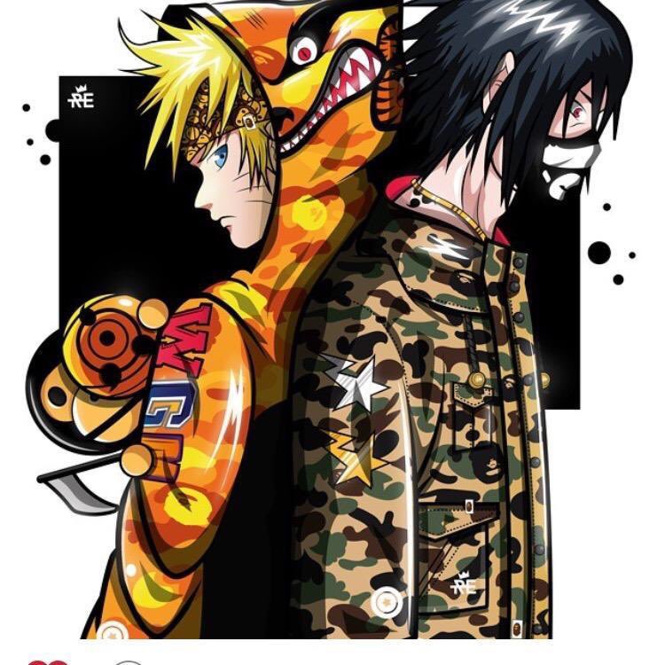 ShonenSuits's tweet image. Bape Naruto